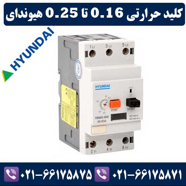 کلید حرارتی 0.16 تا 0.25 هیوندای کلید حرارتی 0.16 تا 0.25 هیوندای